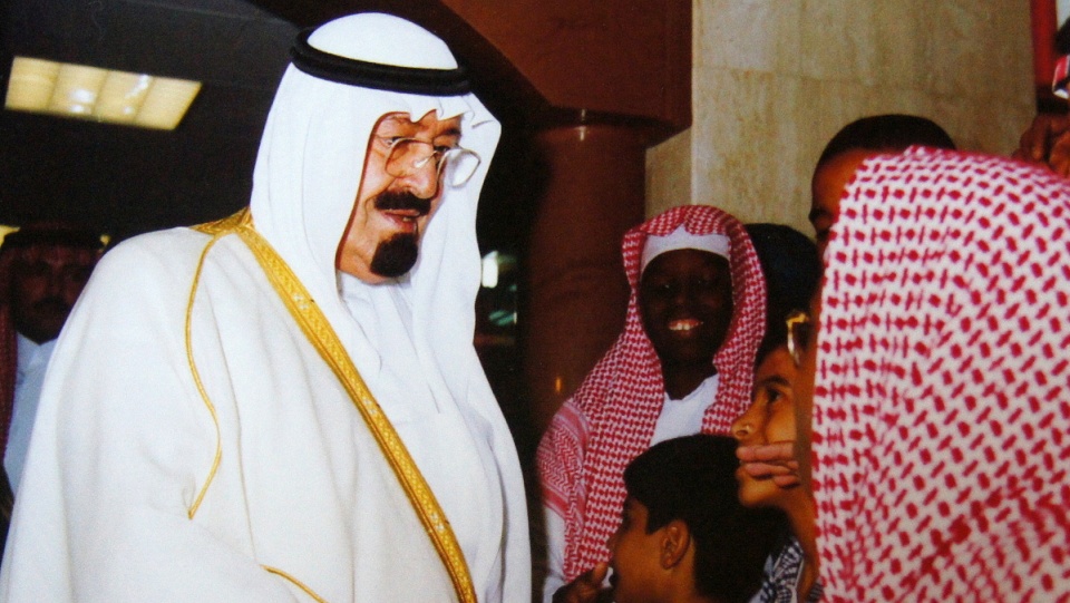 Król Arabii Saudyjskiej Abdullah ibn Abd al-Aziz w zbiorach fotograficznych Centrum Promocji Dialogu w Janikowie. Fot. archiwum Centrum