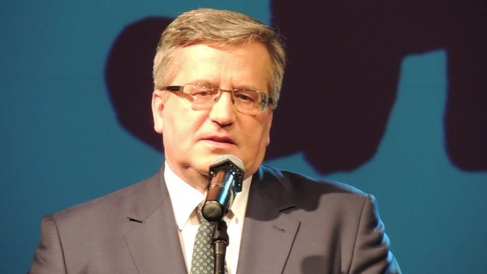 Prezydent Bronisław Komorowski był honorowym gościem kujawsko-pomorskich obchodów Święta Samorządności. Fot. Marek Ledwosiński