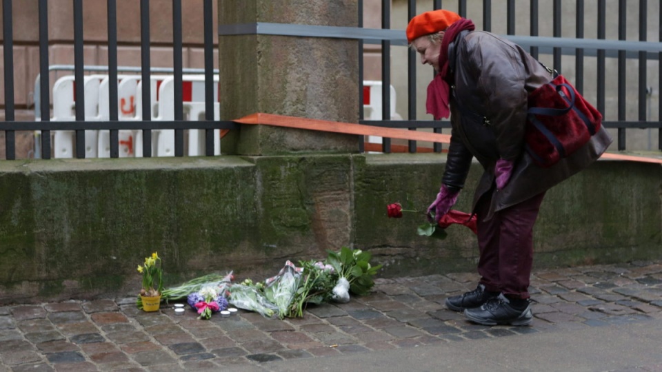 W trakcie strzelaniny przed synagogą w Kopenhadze ranne zostały trzy osoby, w tym dwóch policjantów. Fot. PAP/EPA