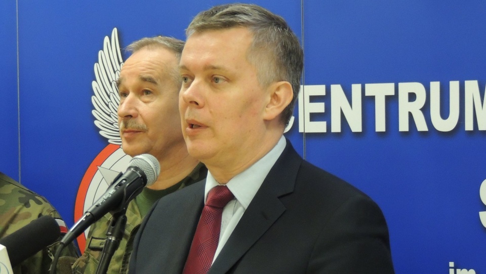 O lokalizacji jednostki poinformował przybywający z wizytą w Bydgoszczy wicepremier i minister obrony - Tomasz Siemoniak. Fot. Maciej Wilkowski