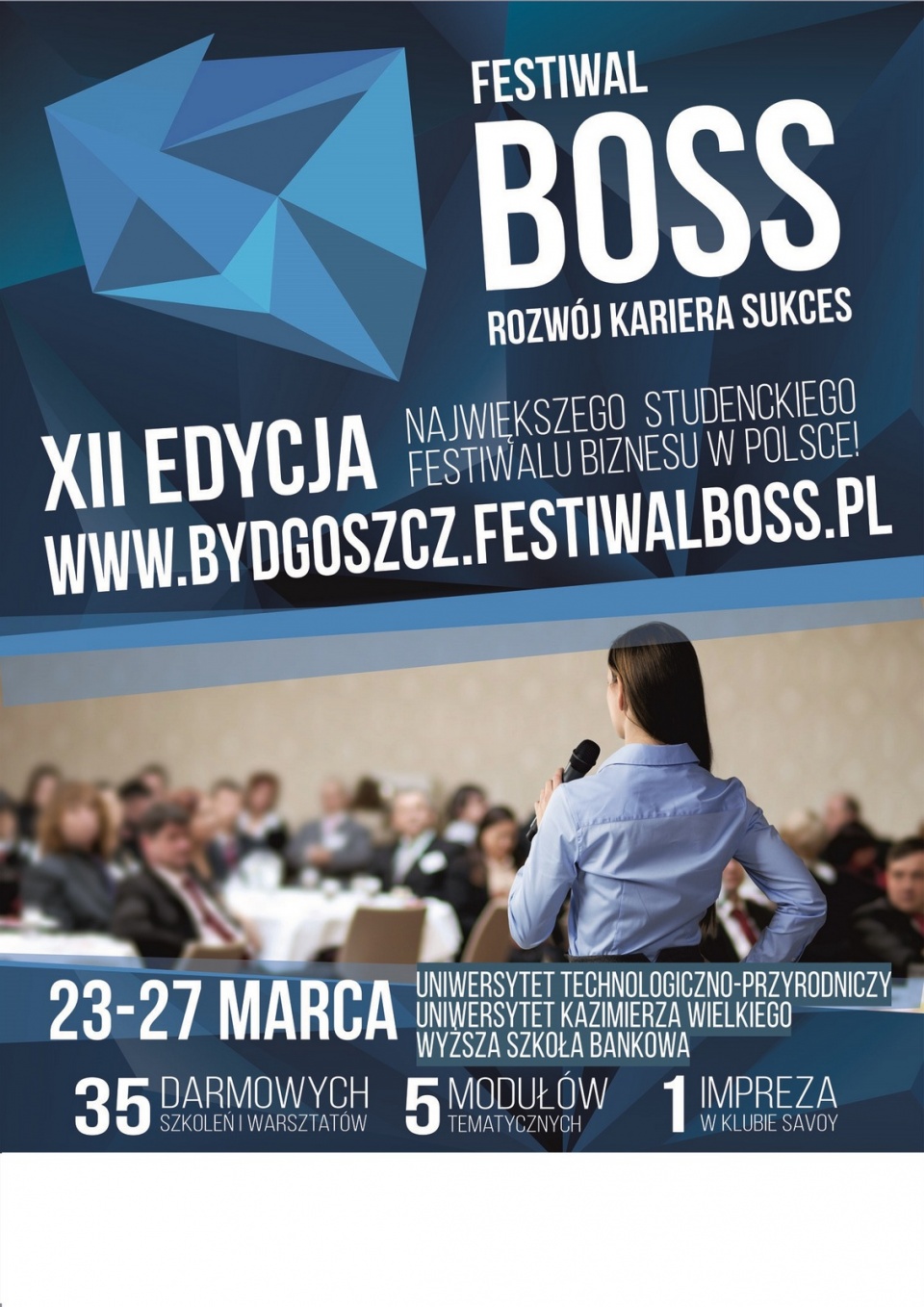 Plakat Festiwalu BOSS w Bydgoszczy