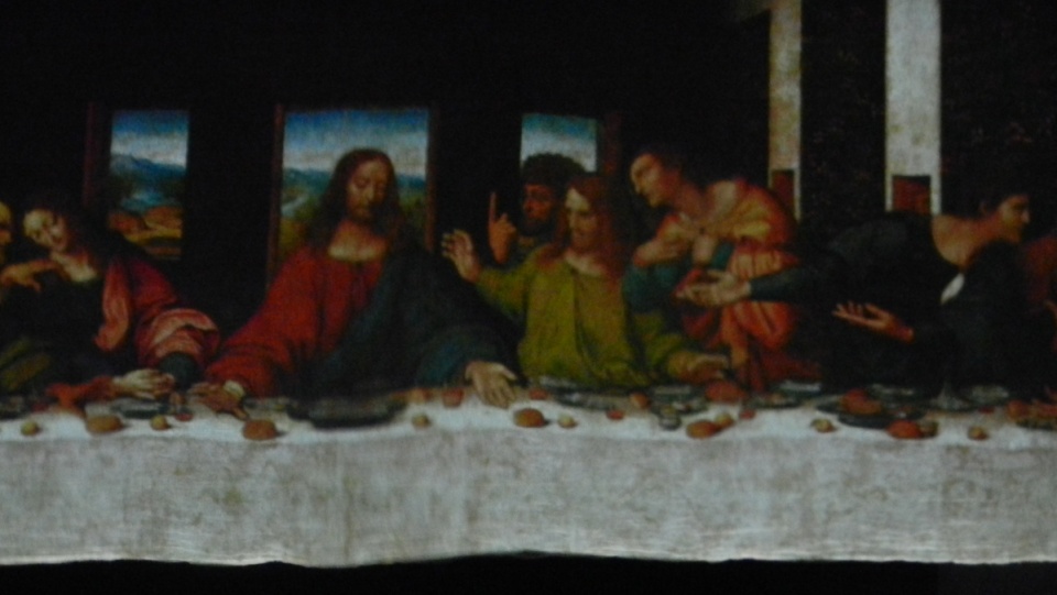 Fresk Leonarda da Vinci jest inspiracją dla autorskich spektakli Jerzego Michała Murawskiego. Fot. I.Muszytowska-Rzeszotek