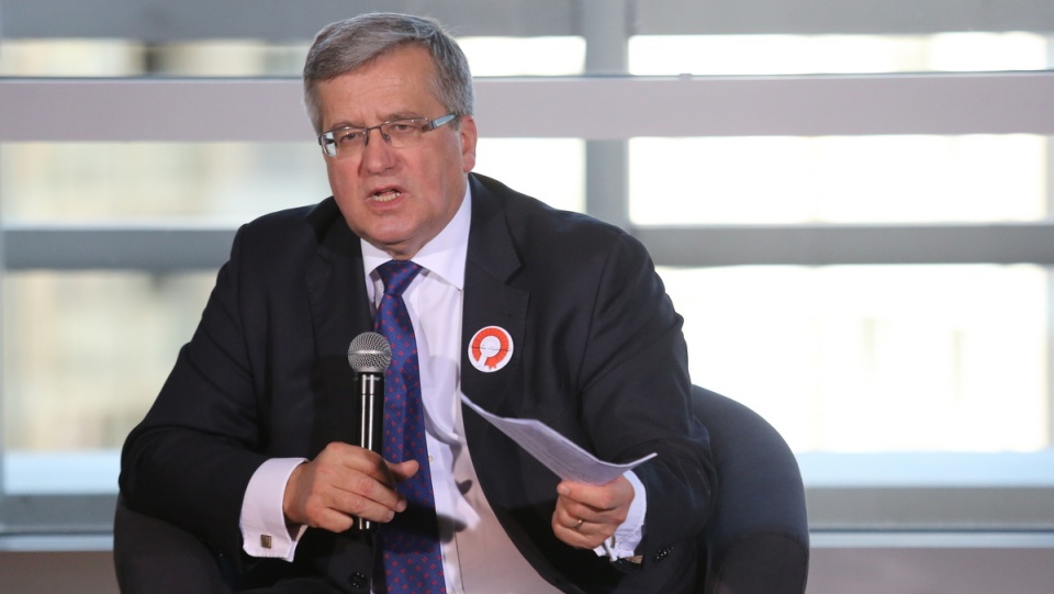 Bronisław Komorowski, podczas spotkania z młodymi przedsiębiorcami i przedstawicielami start-up