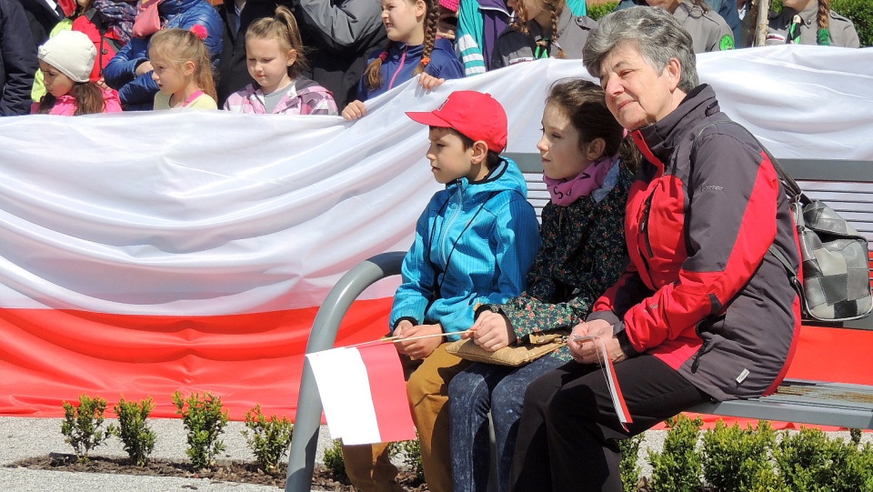 Obchody odbyły się na skwerze im. Oficerskiej Szkoły Marynarki Wojennej. Fot. Michał Zaręba