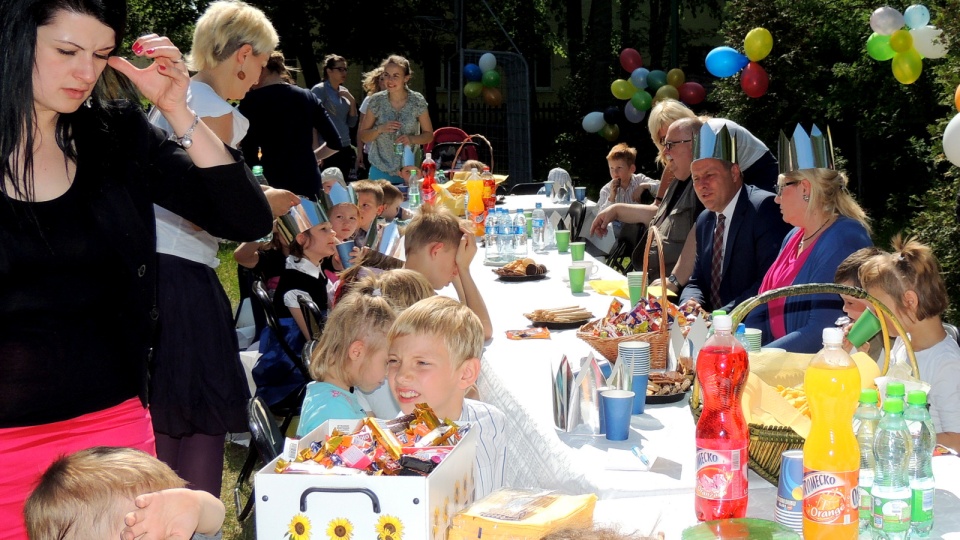 Były kolorowe balony, słodki poczęstunek, prezenty i wspólna zabawa z prezydentem Bydgoszczy. Fot. Tatiana Adonis