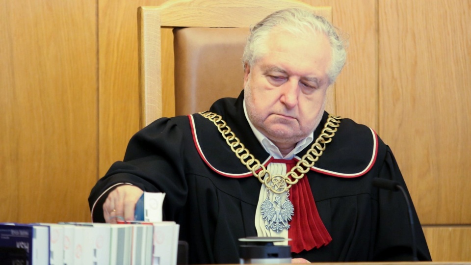 Przewodniczący TK Andrzej Rzepliński podczas rozprawy. Fot. PAP/Leszek Szymański