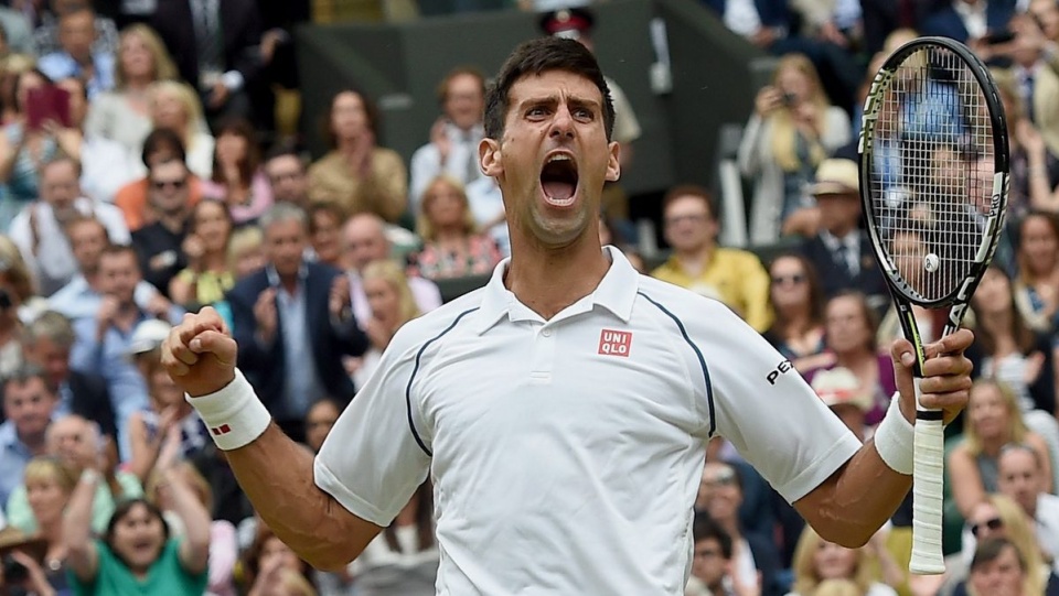 Novak Djokovic pokonał Szwajcara Rogera Federera 7:6. Fot. PAP/EPA