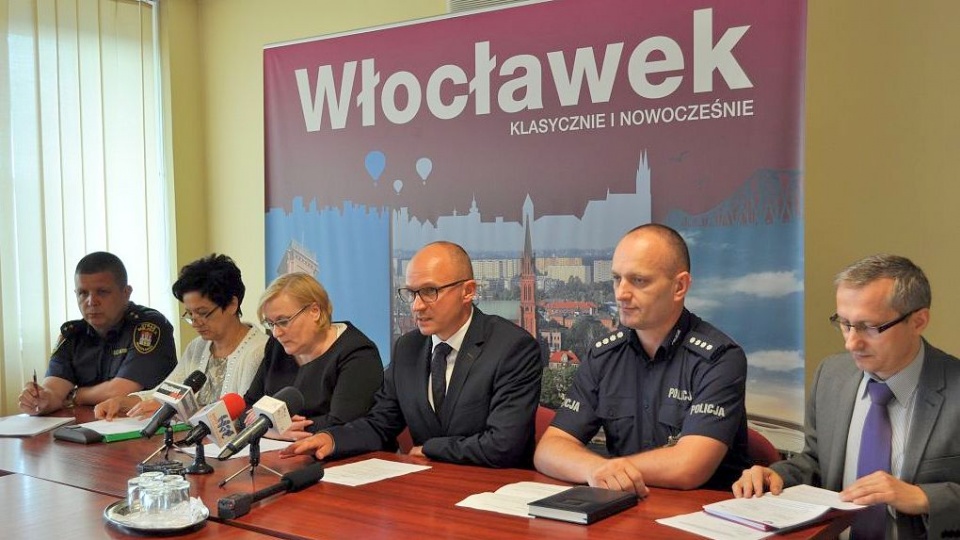 Prezydent miasta zwołał specjalną konferencję prasową, poświęconą tej sprawie.Fot. www.wloclawek.pl