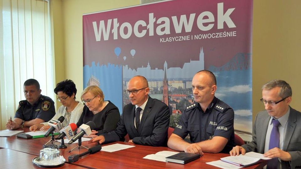 Prezydent miasta zwołał specjalną konferencję prasową, poświęconą tej sprawie.Fot. www.wloclawek.pl