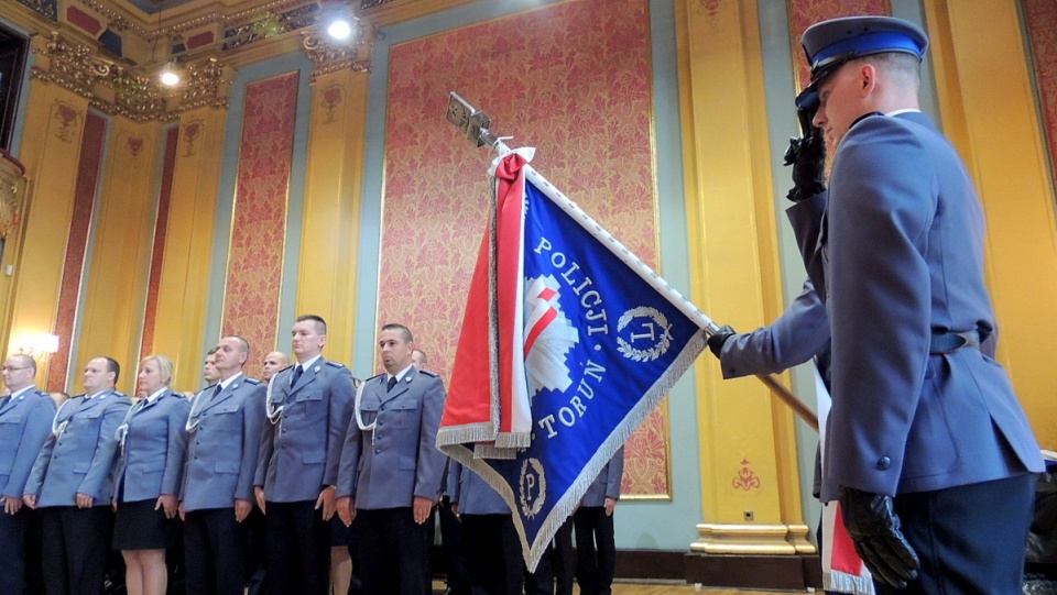 Toruńskie obchody Święta Policji odbyły się w w Dworze Artusa. Fot. Michał Zaręba