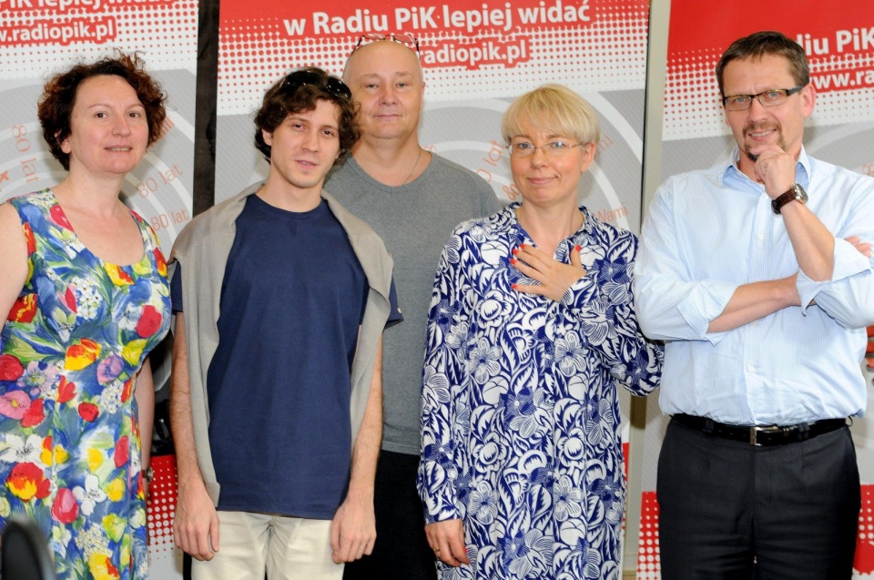 Rafał Blechacz w Polskim Radiu PiK Fot. Ireneusz Sanger