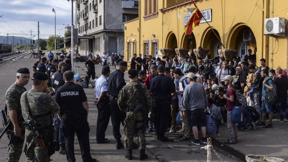 Macedonia stała się główną drogą tranzytową dla imigrantów zmierzających z Grecji do zamożniejszych państw UE. Fot. PAP/EPA/GEORGI LICOVSKI
