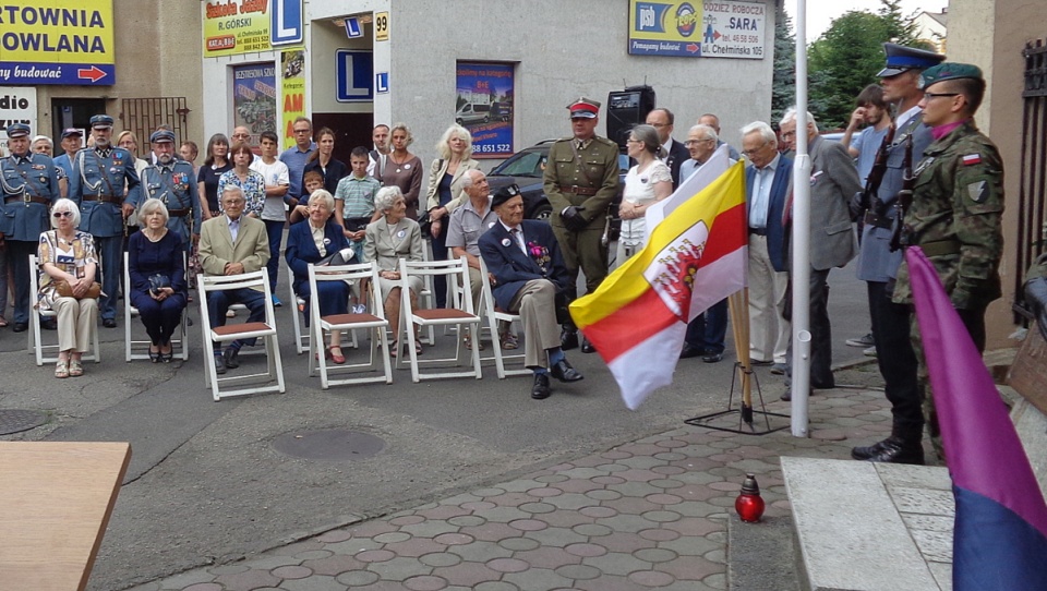 Absolwenci przedwojennego Centrum Wyszkolenia Kawalerii pojawili się w Grudziądzu. Fot. Marcin Doliński