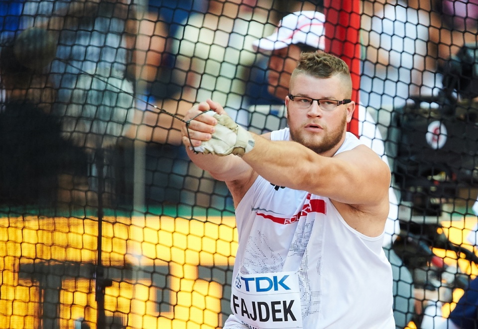Paweł Fajdek uzyskał w eliminacjach w grupie A wynik 78,38 m. Fot. PAP/Adam Warżawa