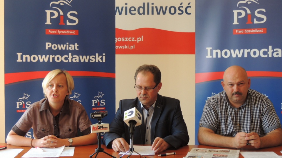 Radni PiS na konferencji prasowej. Fot. Monika Kaczyńska