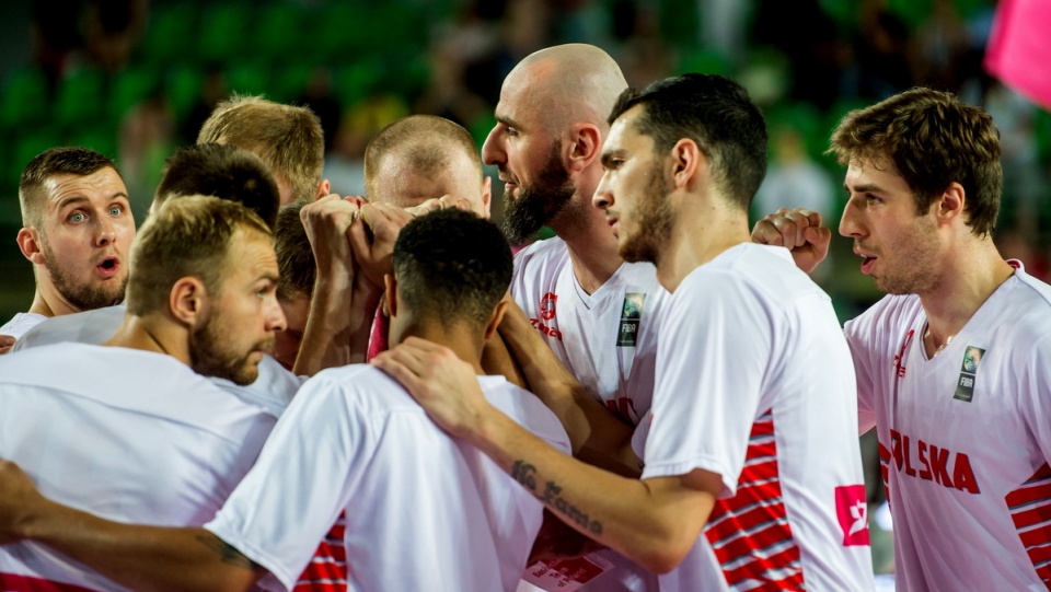 Zawodnicy reprezentacji Polski podczas meczu Polska - Islandia, turnieju koszykarzy Bydgoszcz Basket Cup 2015. Fot. Tytus Żmijewski