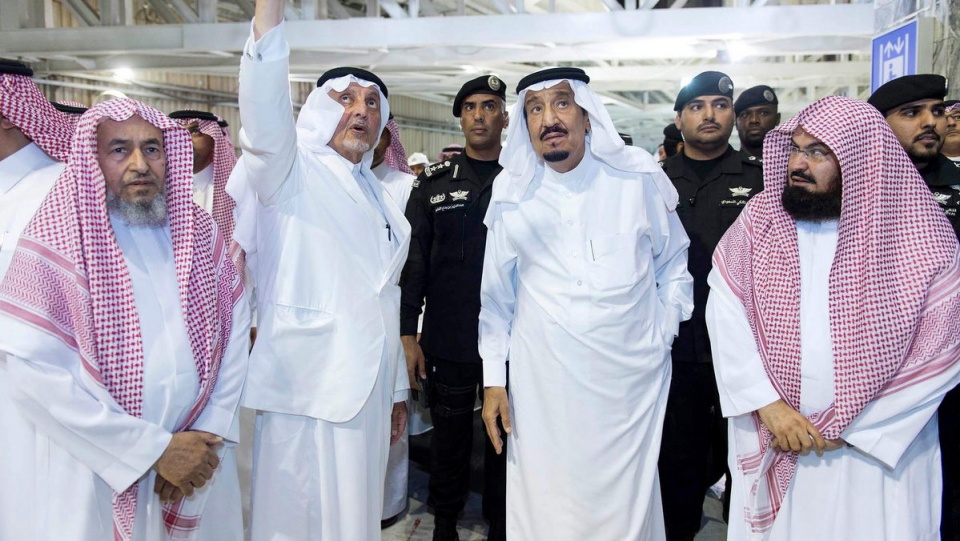 "Zbadamy wszystkie przyczyny i następnie poinformujemy obywateli o wynikach" - powiedział król Arabii Saudyjskiej Salman. Fot. PAP/EPA