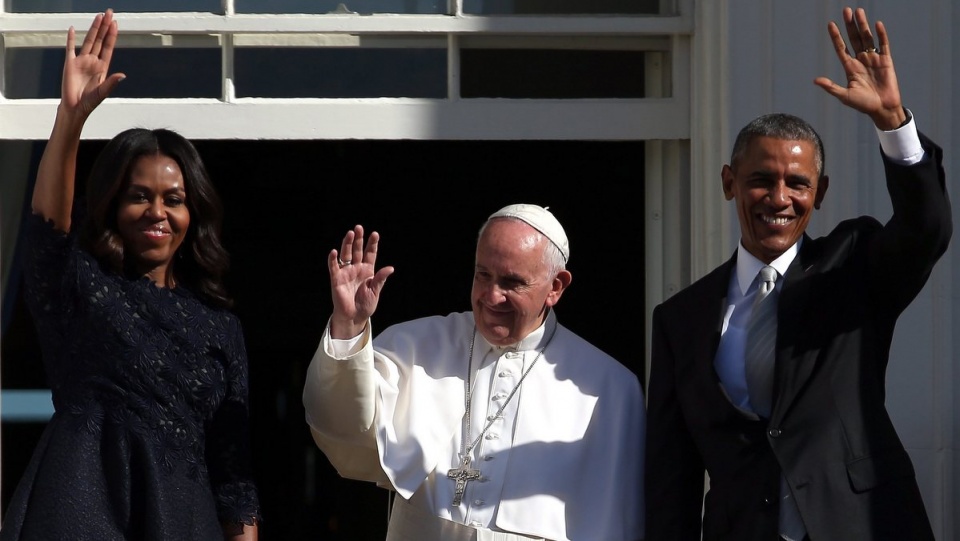 Od wizyty w Białym Domu papież Franciszek rozpoczął w środę drugi dzień pobytu w Stanach Zjednoczonych. Fot. PAP/EPA