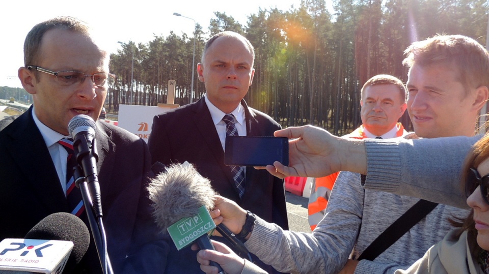 Paweł Olszewski zapowiedział wprowadzenie zmian do końca bieżącego roku podczas konferencji prasowej w Czerniewicach pod Toruniem. Fot. Michał Zaręba