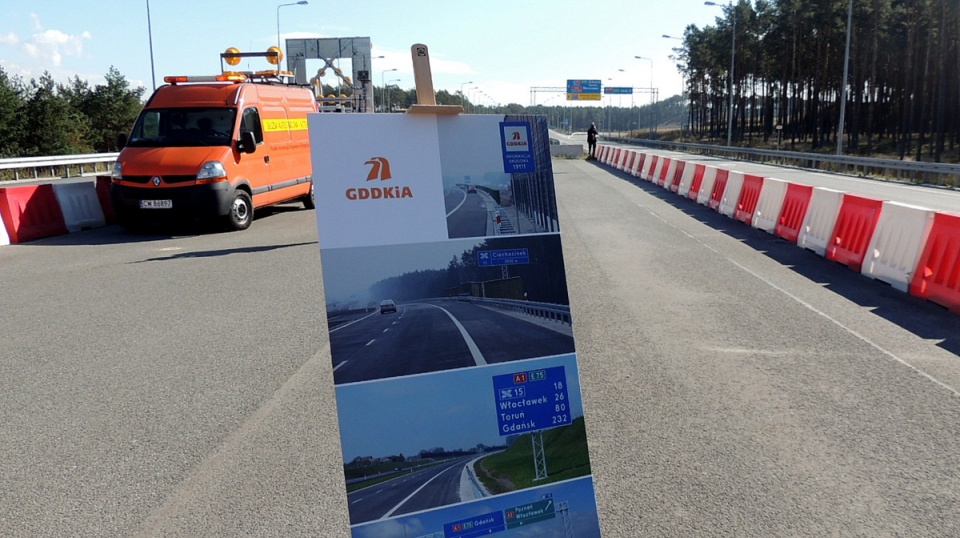 Na północnym odcinku autostrady A1 pojawi się nowe czytelne oznakowanie oraz zmienią się nazwy węzłów. Fot. Michał Zaręba