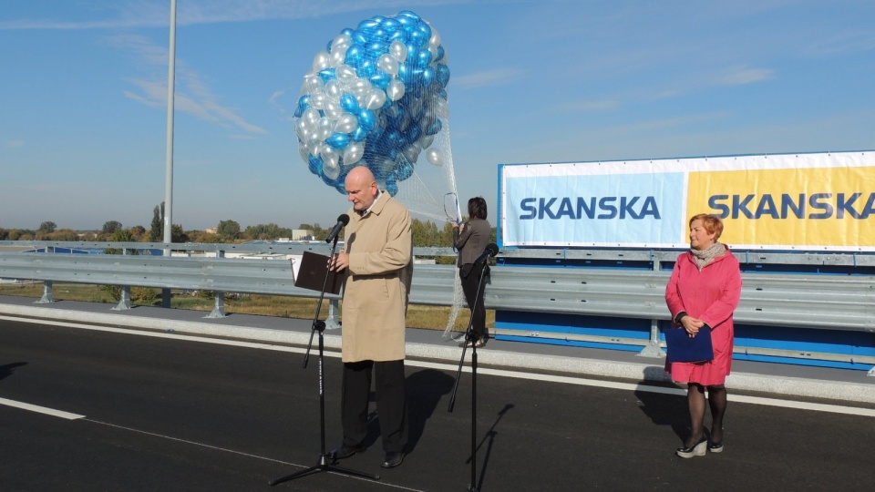 Uroczyste otwarcie drugiego odcinka średnicówki w Toruniu. Fot. Michał Zaręba