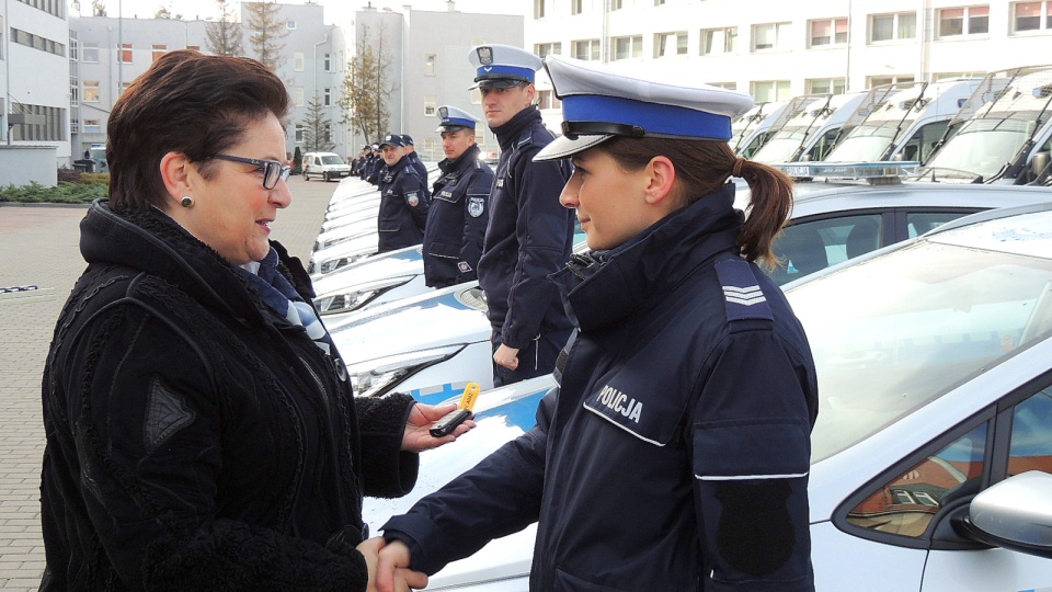 W uroczystości uczestniczyła uroczystości minister spraw wewnętrznych Teresa Piotrowska. Fot. Monika Siwak-Waloszewska