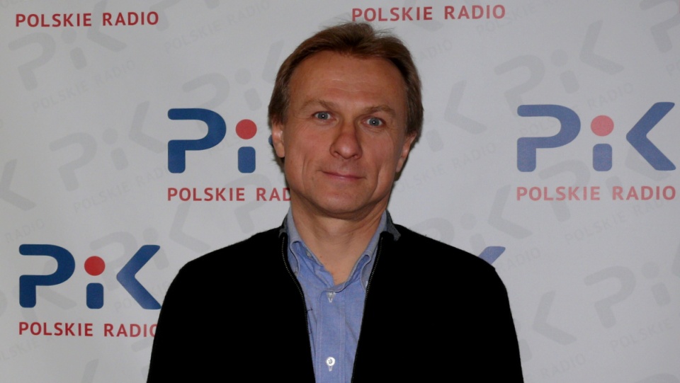 Andrzej Chojnowski - gość specjalny 1308. notowania "Listy Przebojów" w Polskim Radiu PiK. Fot. Dariusz Gross