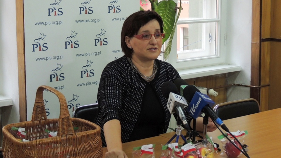Maria Mazurkiewicz wezwała do debaty pozostałych kandydatów do Senatu RP. Fot. Monika Kaczyńska