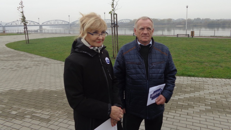 Iwona Michałek skupiła się na niezrealizowanym projekcie Centrum Nauki i Technologii w Grudziądzu. Fot. Marcin Doliński