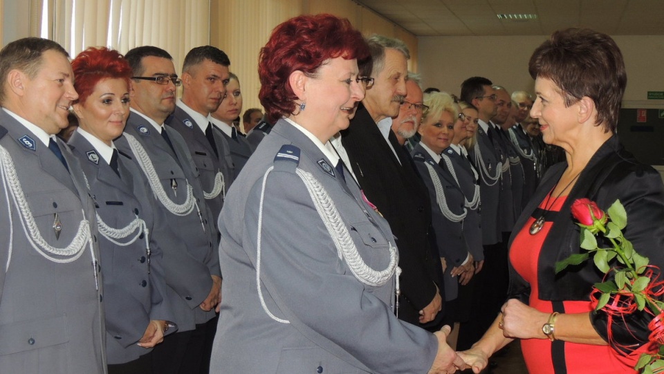 Gratulacje składała również wojewoda kujawsko-pomorska, Ewa Mes. Fot. Tatiana Adonis