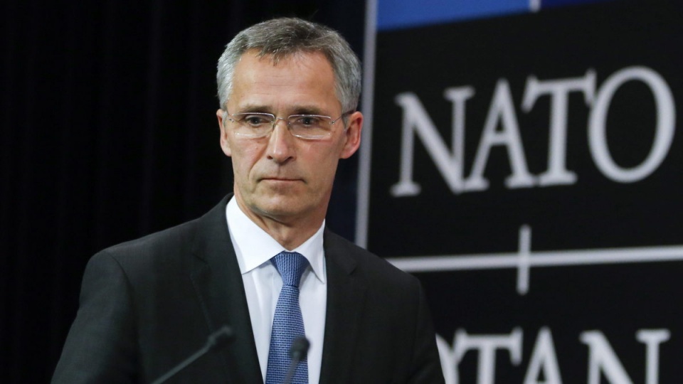 NATO apeluje o spokój i deeskalację - powiedział w Brukseli sekretarz generalny NATO, Jens Stoltenberg. Fot. PAP/EPA