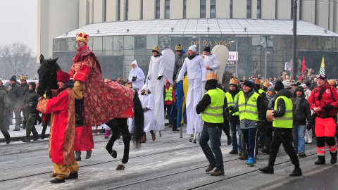 Bydgoski Orszak Trzech Króli wyruszył sprzed kościoła Św. Trójcy i przeszedł na Stary Rynek. Fot. I. Sanger