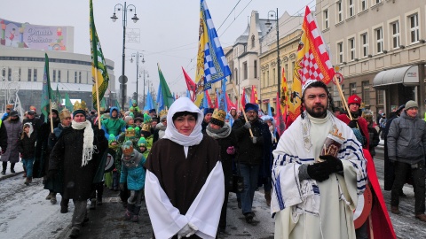 Bydgoski Orszak Trzech Króli wyruszył sprzed kościoła Św. Trójcy i przeszedł na Stary Rynek. Fot. I. Sanger