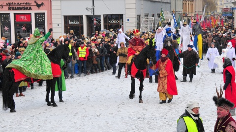 Bydgoski Orszak Trzech Króli wyruszył sprzed kościoła Św. Trójcy i przeszedł na Stary Rynek. Fot. I. Sanger