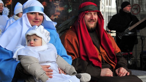 Bydgoski Orszak Trzech Króli wyruszył sprzed kościoła Św. Trójcy i przeszedł na Stary Rynek. Fot. I. Sanger