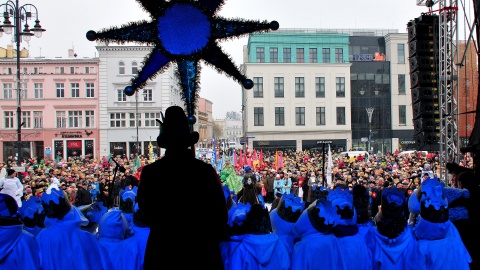 Bydgoski Orszak Trzech Króli wyruszył sprzed kościoła Św. Trójcy i przeszedł na Stary Rynek. Fot. I. Sanger