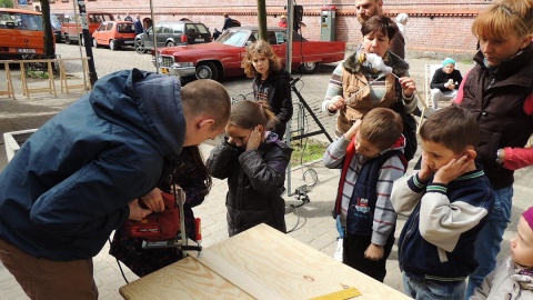 Na przybyłych czekały m.in. bezpłatne warsztaty i zajęcia dla dzieci . Fot. Damian Klich