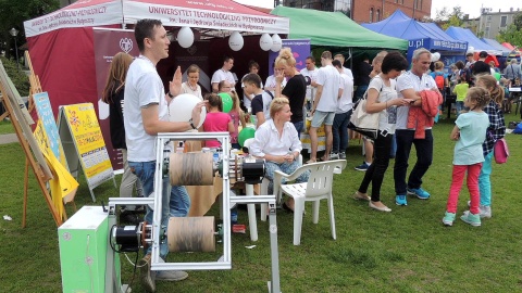 Piknik Naukowo - Rodzinny zakończył tegoroczny Bydgoski Festiwal Nauki. Fot. Damian Klich