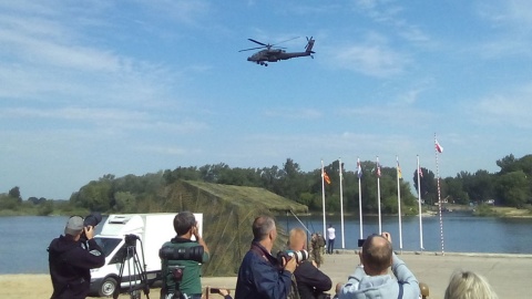 Chełmno. Anakonda 16 - Pojawiło się wsparcie z powietrza. Fot. Marcin Doliński