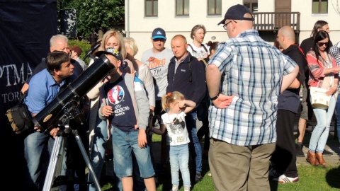 Jeszcze jedno spojrzenie na Słońce... Aaale duuuuże! Fot. Damian Klich