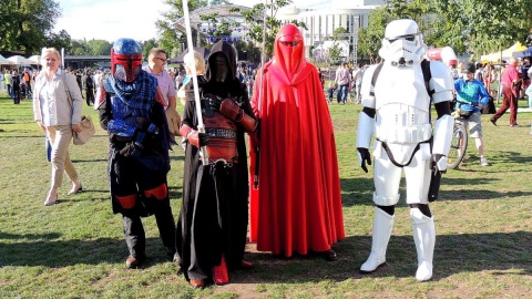 Astro Festiwal nie móg ujść uwadze postaciom z "Gwiezdnych Wojen". Fot. Damian Klich