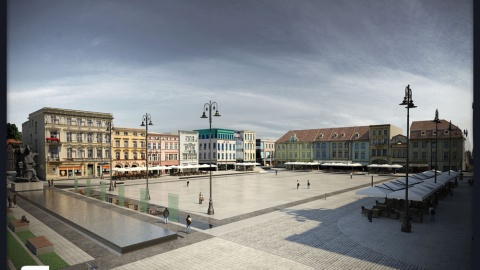 Uporządkowanie – to „słowo-klucz” dotyczące projektu modernizacji bydgoskiego Starego Rynku. Grafika GM Architekci