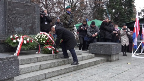 Uroczystości na placu Wolności w Bydgoszczy. Fot. Janusz Wiertel