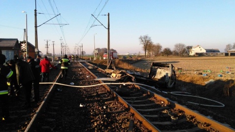 Tragiczny wypadek na przejeździe kolejowym w Marianach