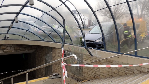 Groźny wypadek na bydgoskim rondzie Jagiellonów [wideo]