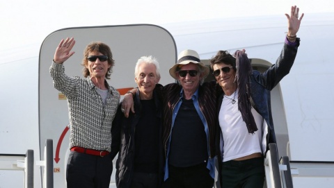 Stonesi przylecieli na Kubę, koncert w piątek wieczorem