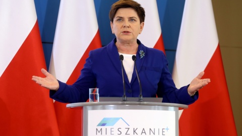 Szydło: program mieszkanie plus wpisuje się w priorytet rządu, czyli wspieranie rodzin