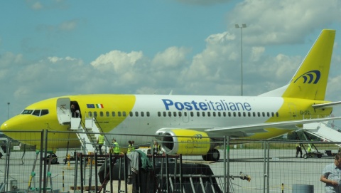 Pierwszy samolot z Rzymu wylądował w Bydgoszczy