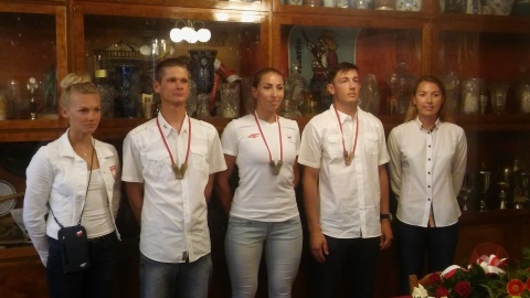 Bohaterowie akademickich mistrzostw świata w wioślarstwie wrócili do Bydgoszczy