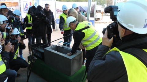 Początek budowy lodowiska w Bydgoszczy